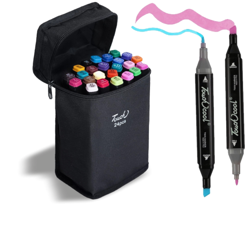 Маркеры для скетчинга 24 шт фото 5