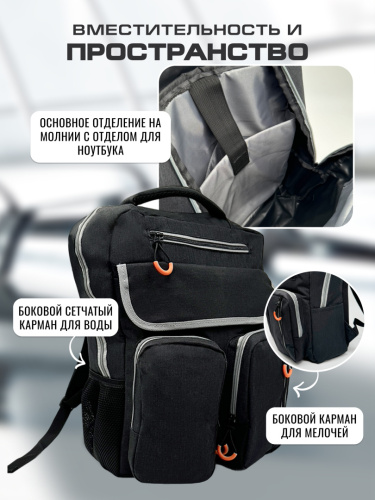 Рюкзак с карманами фото 4