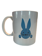 Фарфоровая кружка с кроликом