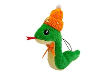 Игрушка мягкая Змейка 9см