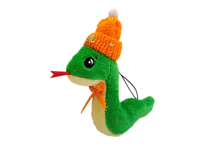 Игрушка мягкая Змейка 9см