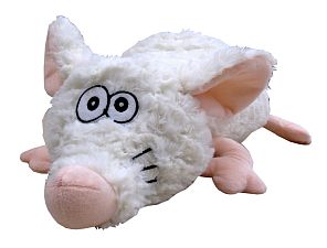 Игрушка мягкая "Мышь белая малая"