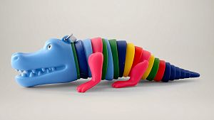 Брелок-антистресс "Крокодил"