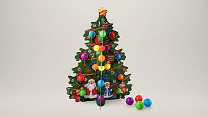 Конструктор 3D "Новогодняя елка"