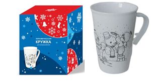 Набор для творчества "Кружка-раскраска керамическая"