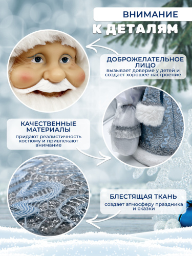 Дед Мороз (конфетница) фото 6