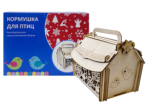 Сборная деревянная модель "Домик для птиц"